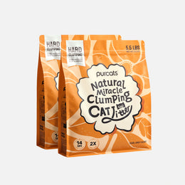 Purcats Natural Miracle klumpende kattegrus - Earl Grey duft 5 kg (2 poser)