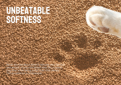 Purcats Natural Miracle cat litter unbeatable softness – cat paw on soft granules